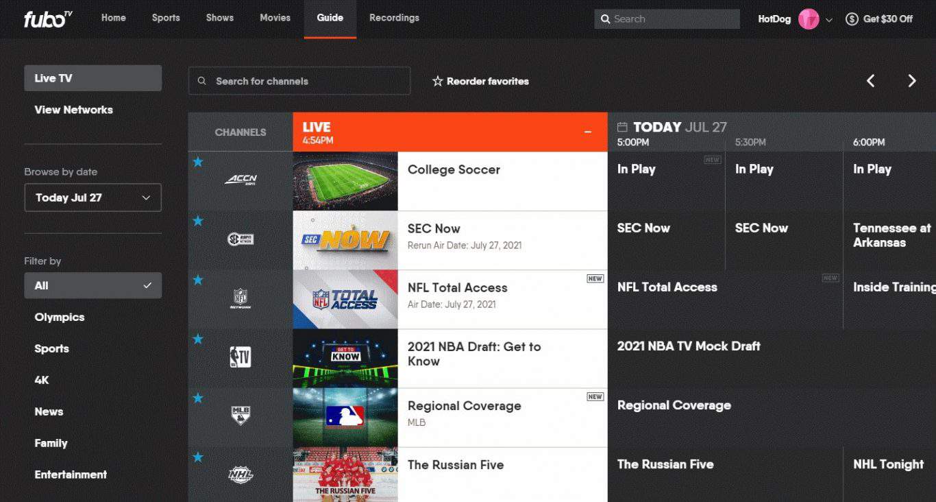 Acc Network Programming ACC Network: How to Watch All Atlantic Coast Conference Action Online ...